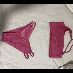 Muave Pink Bathing suit set